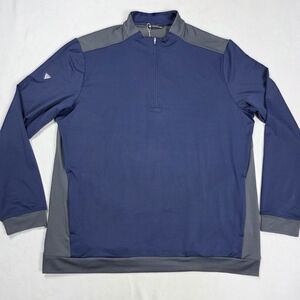 Levelwear Jacket Men's 2XL Blue Quarter Zip Long Sleeve Crosswind Golf Casual